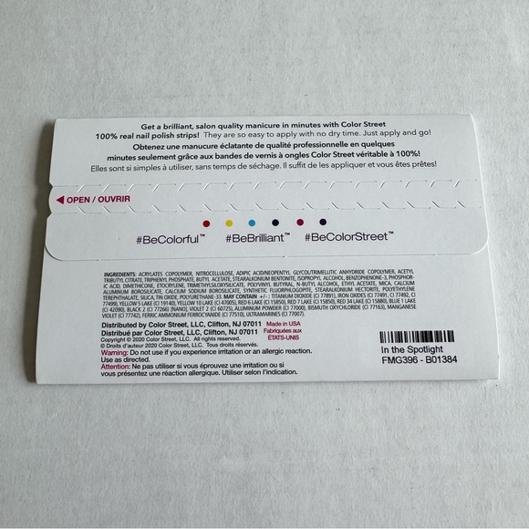 *Retired* Color Street: In the Spotlight | Blue Silver Sheer Winter Fall Spring - Picture 4 of 13